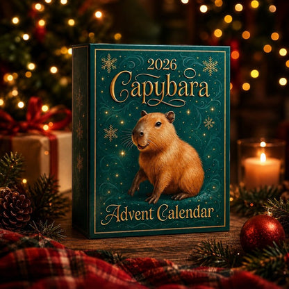 Calendario de Adviento de capibara 2026 - Cuenta atrás para Navidad