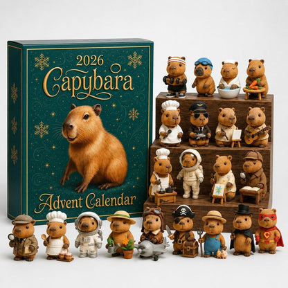Calendario de Adviento de capibara 2026 - Cuenta atrás para Navidad