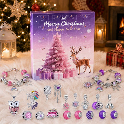 Calendario de Adviento de pulseras DIY 2026 - Cuenta regresiva para Navidad