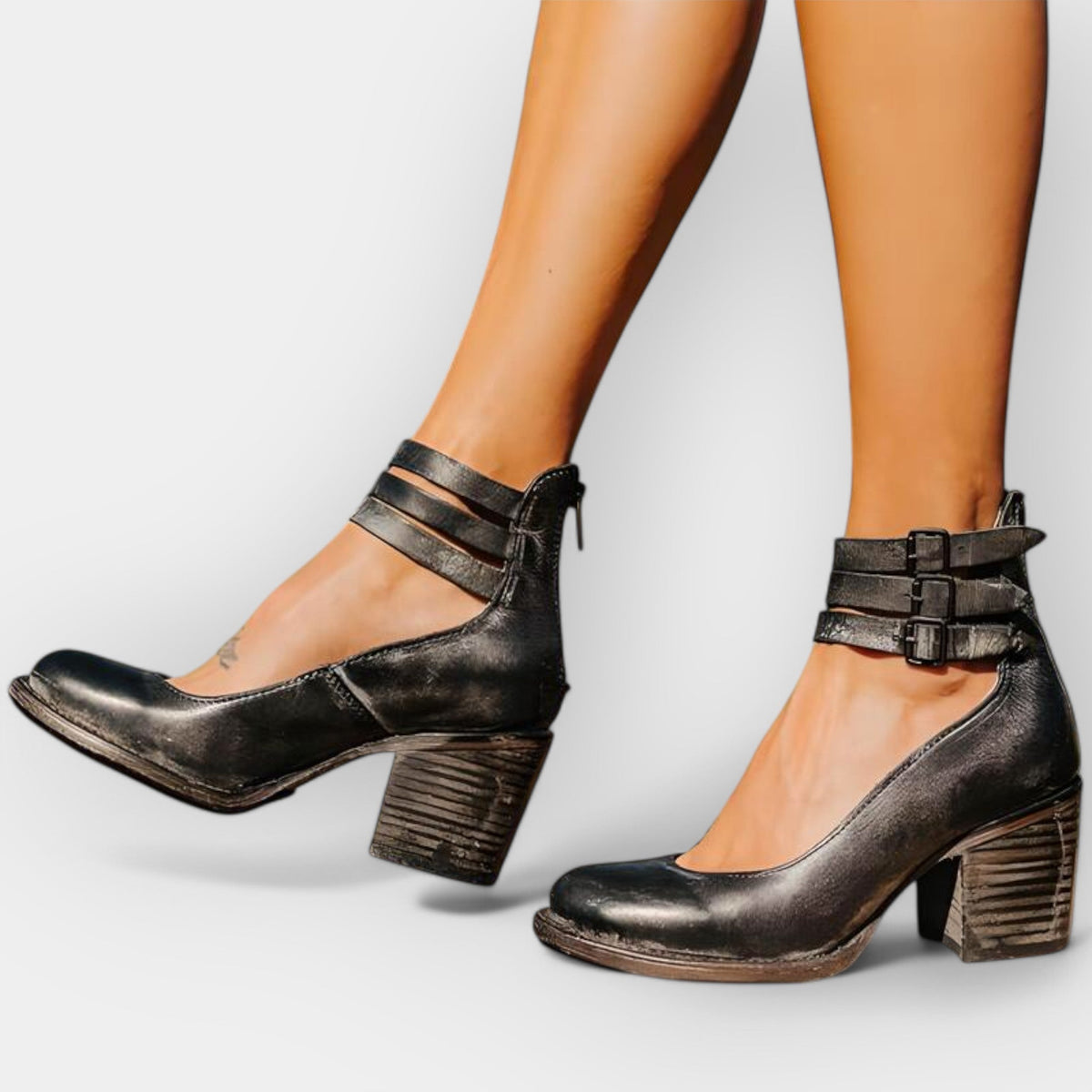 Sandalias con tacón cómodo