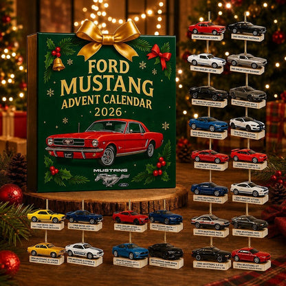 Calendario de Adviento del Ford Mustang - 24 modelos de coches en miniatura