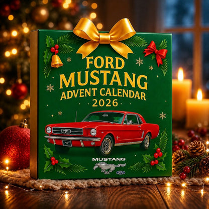 Calendario de Adviento del Ford Mustang - 24 modelos de coches en miniatura