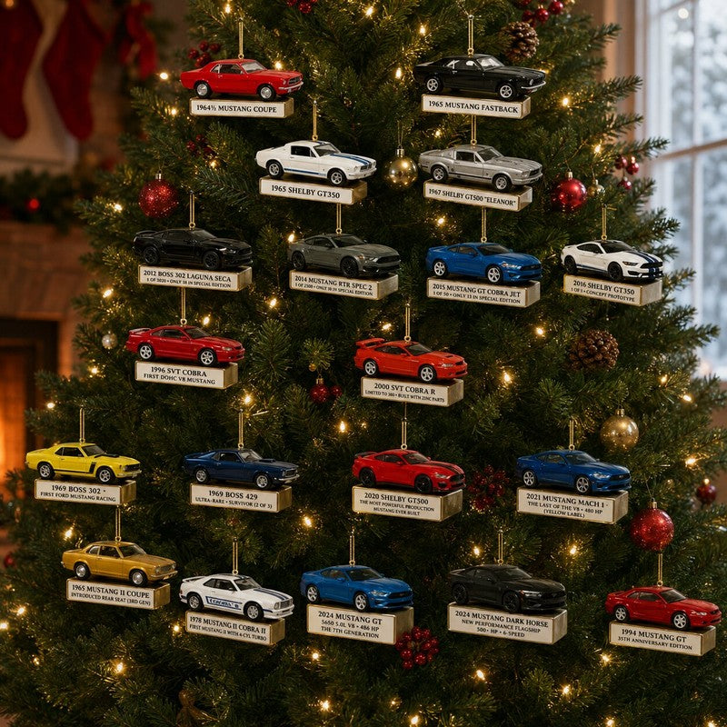 Calendario de Adviento del Ford Mustang - 24 modelos de coches en miniatura