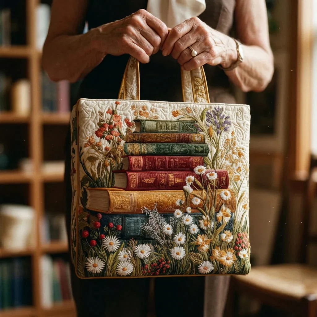 Bolsa Artesanal Acolchada – Estampado Floral