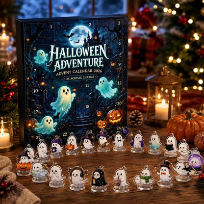 Calendario de Adviento de Halloween 2026 con 24 dijes