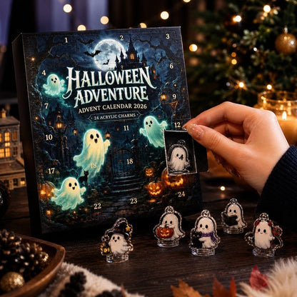 Calendario de Adviento de Halloween 2026 con 24 dijes
