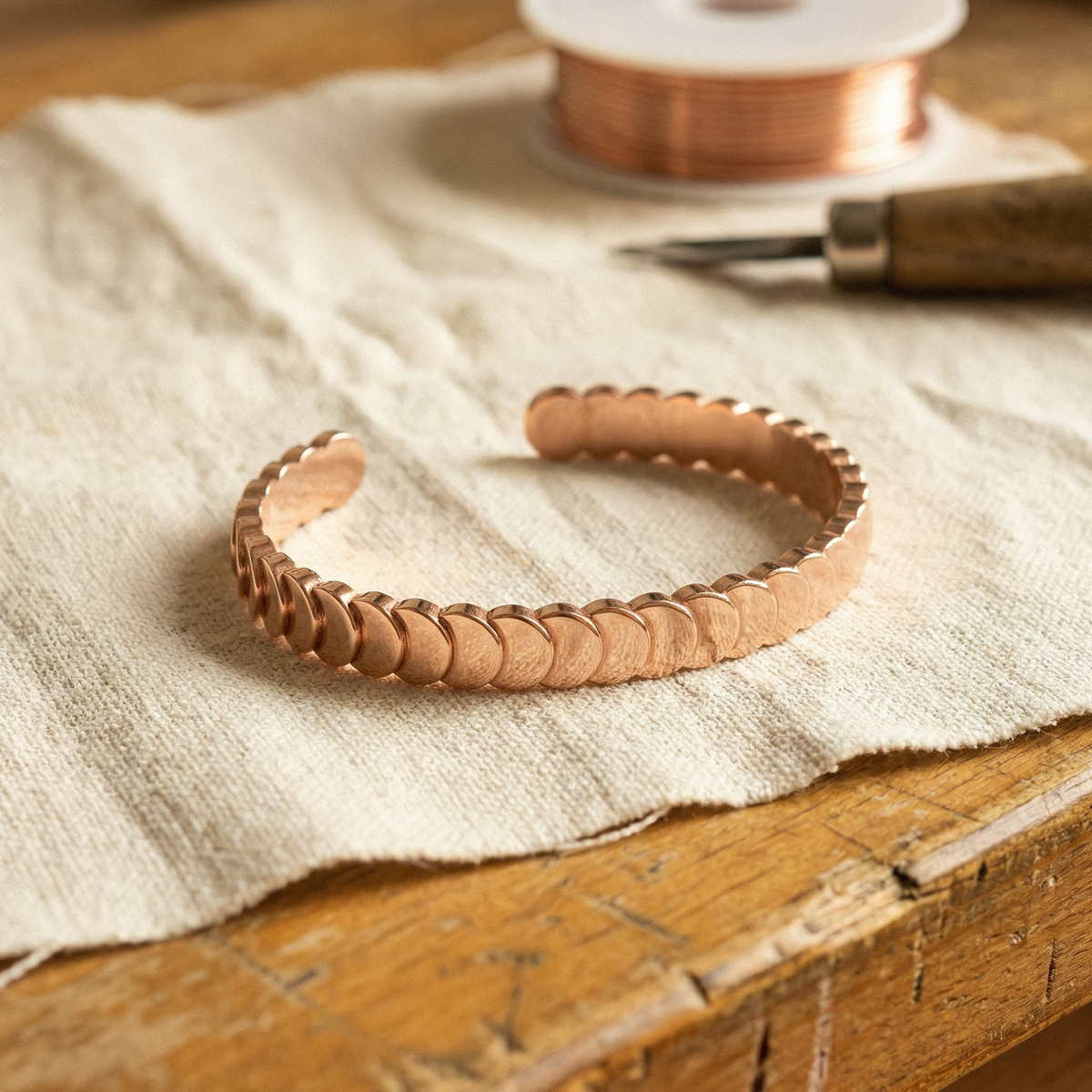 Pulsera de cobre Marea