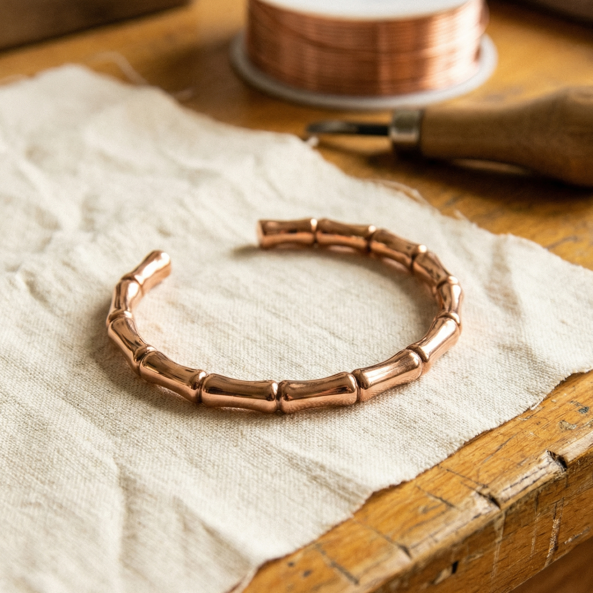 Pulsera de cobre Bosque