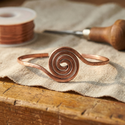 Tobillera de cobre Cordel