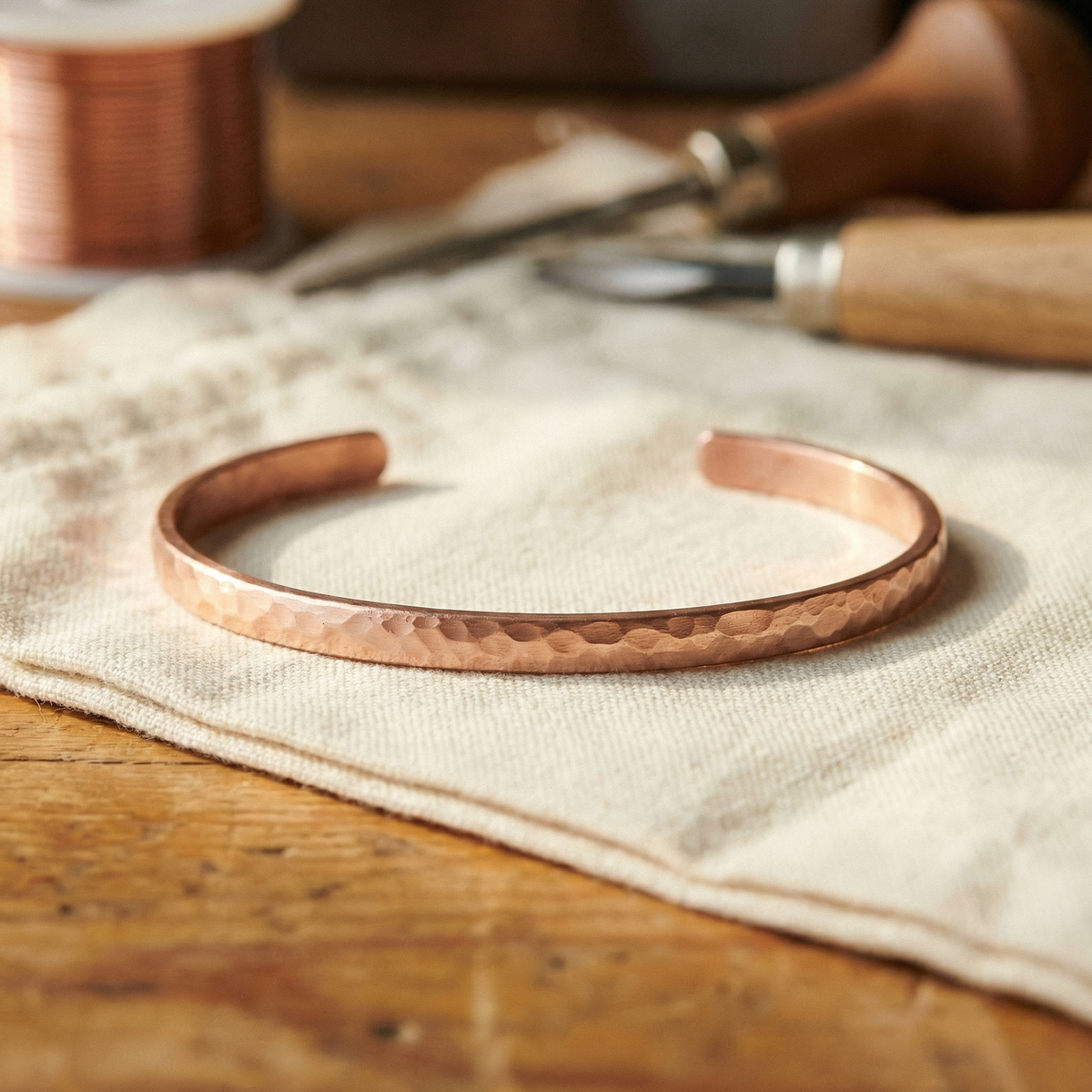 Anillo de pie de cobre Linde