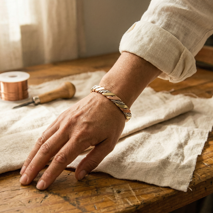 Pulsera de cobre Piedra