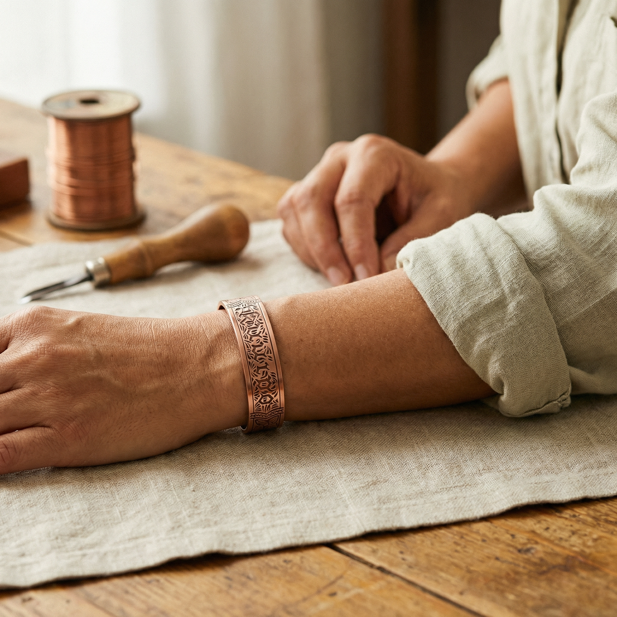Pulsera de cobre Deriva