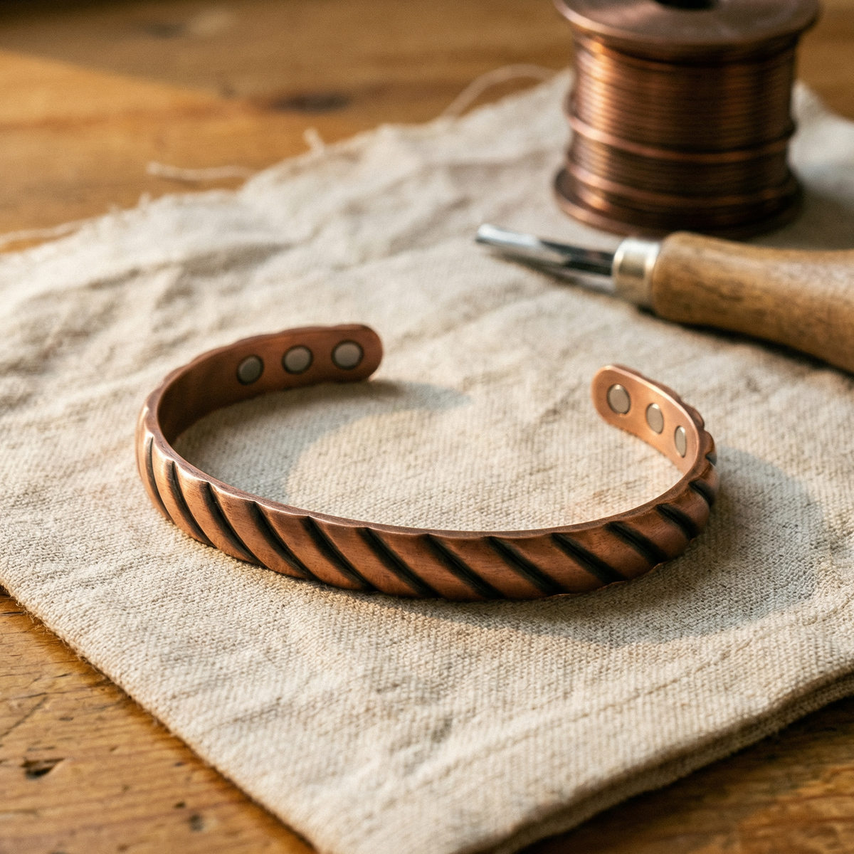 Pulsera de cobre Espina