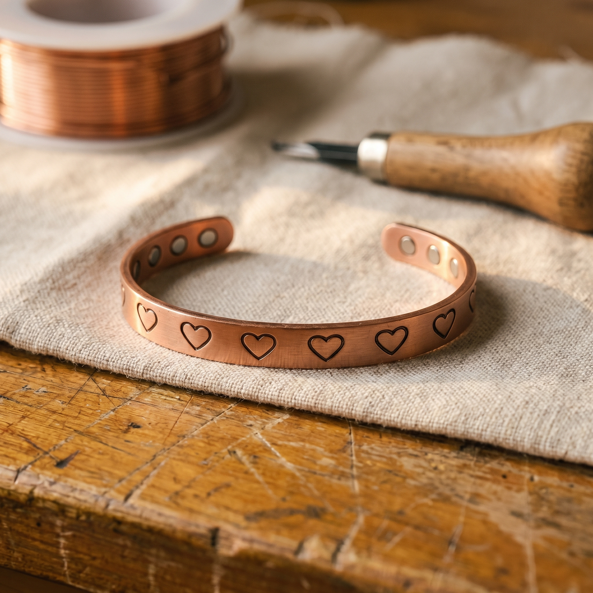 Pulsera de cobre Fogón