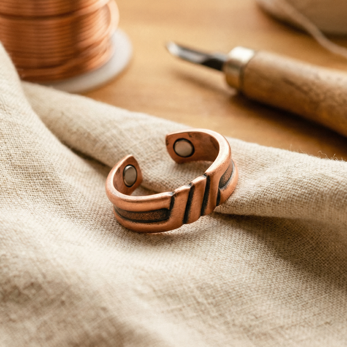 Anillo de cobre Turba