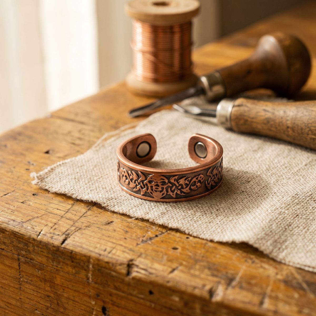 Anillo de cobre Pizarra