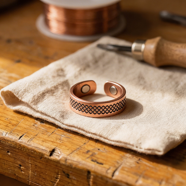 Anillo de cobre Trama