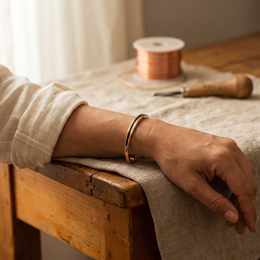Pulsera de cobre Mineral