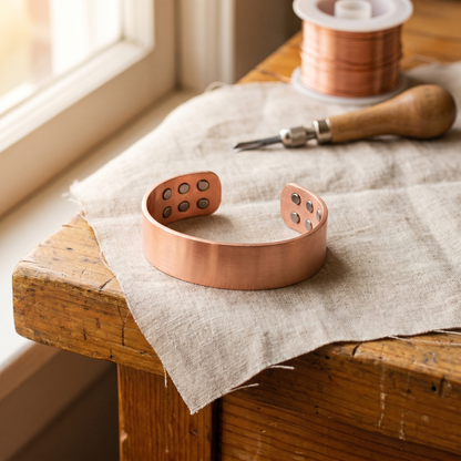 Pulsera de cobre Trenza