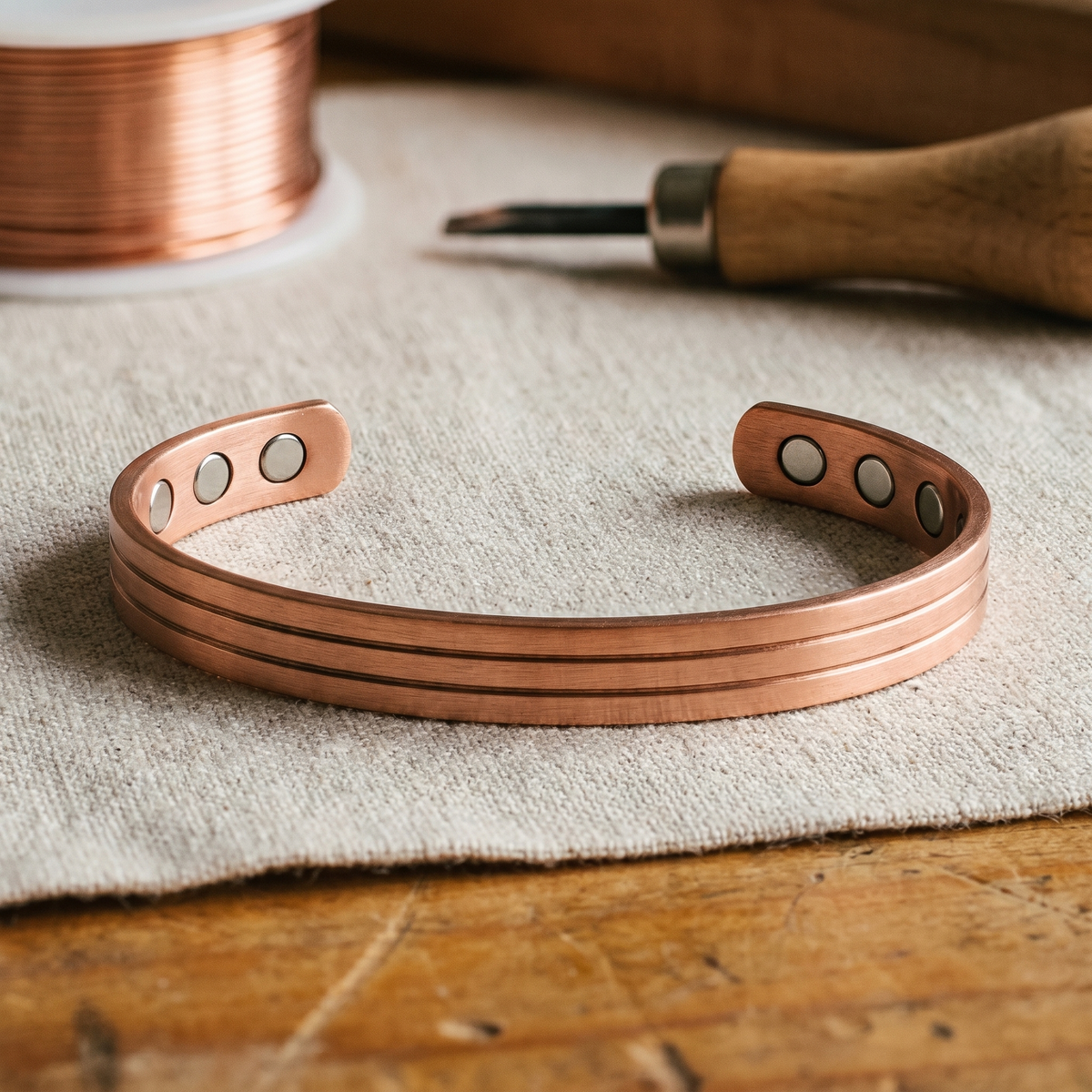 Pulsera de cobre Medio