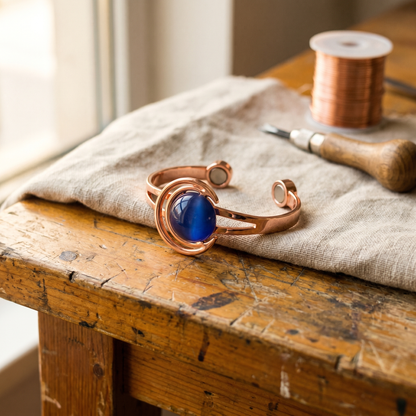 Pulsera de cobre Esfera