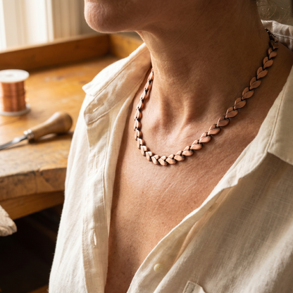 Collar de cobre Rosal
