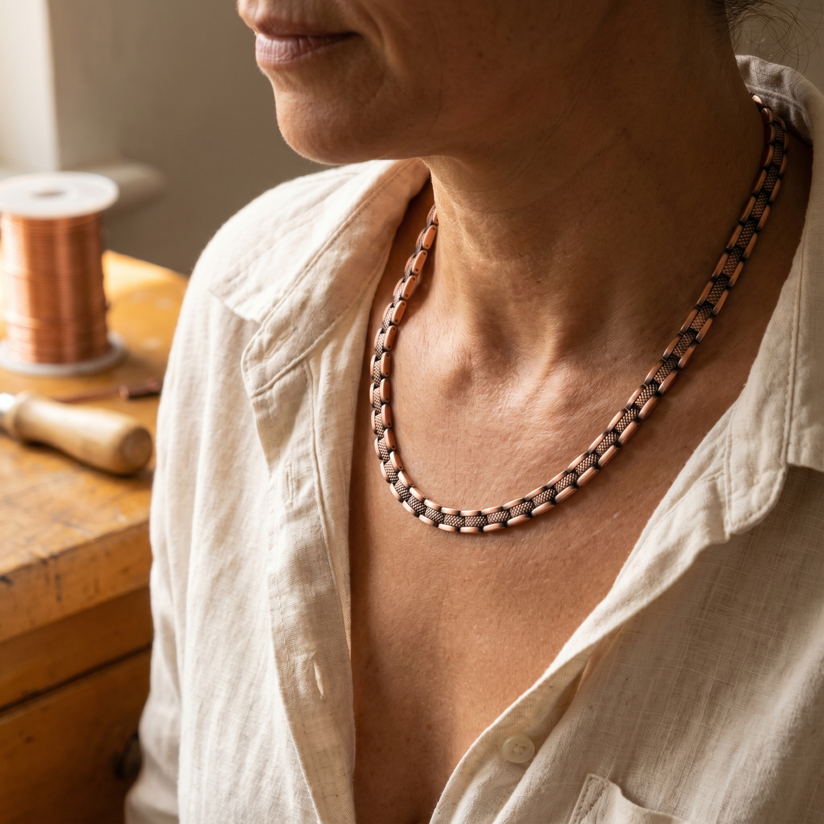Collar de cobre Neblina