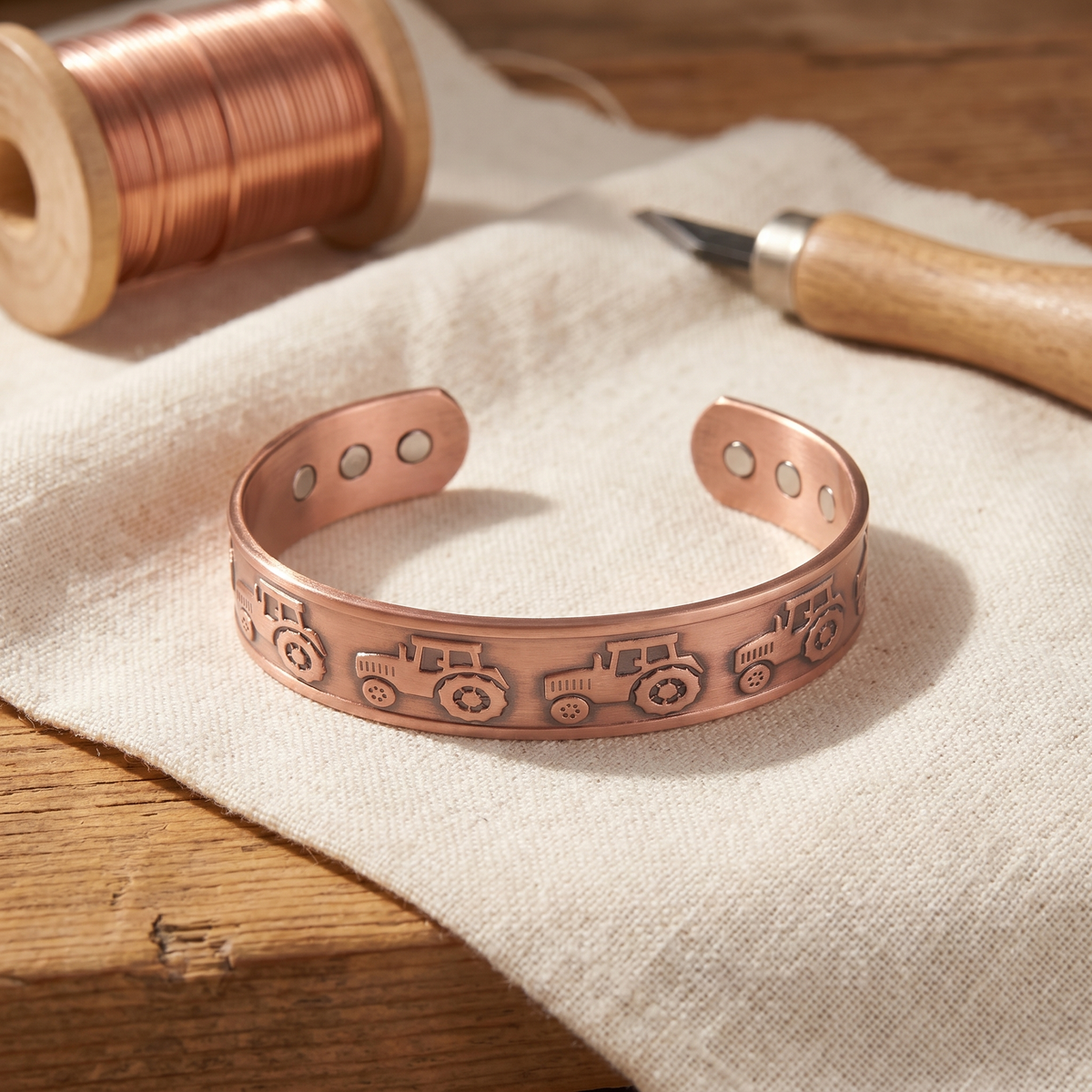 Pulsera de cobre Retama