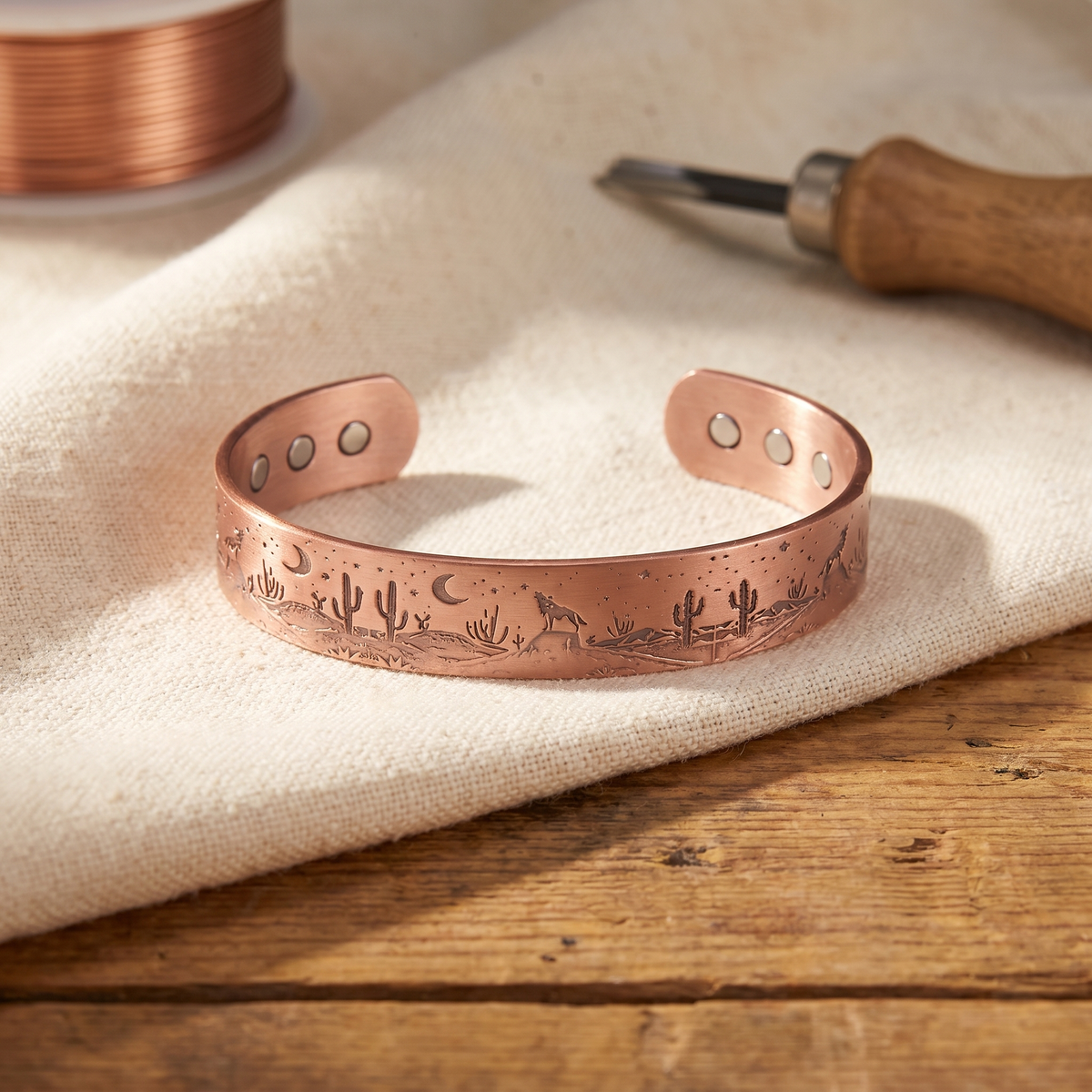 Pulsera de cobre Caleta