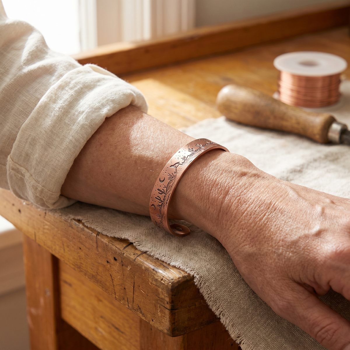 Pulsera de cobre Caleta