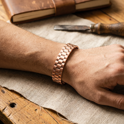 Pulsera de cobre para hombre Tizón