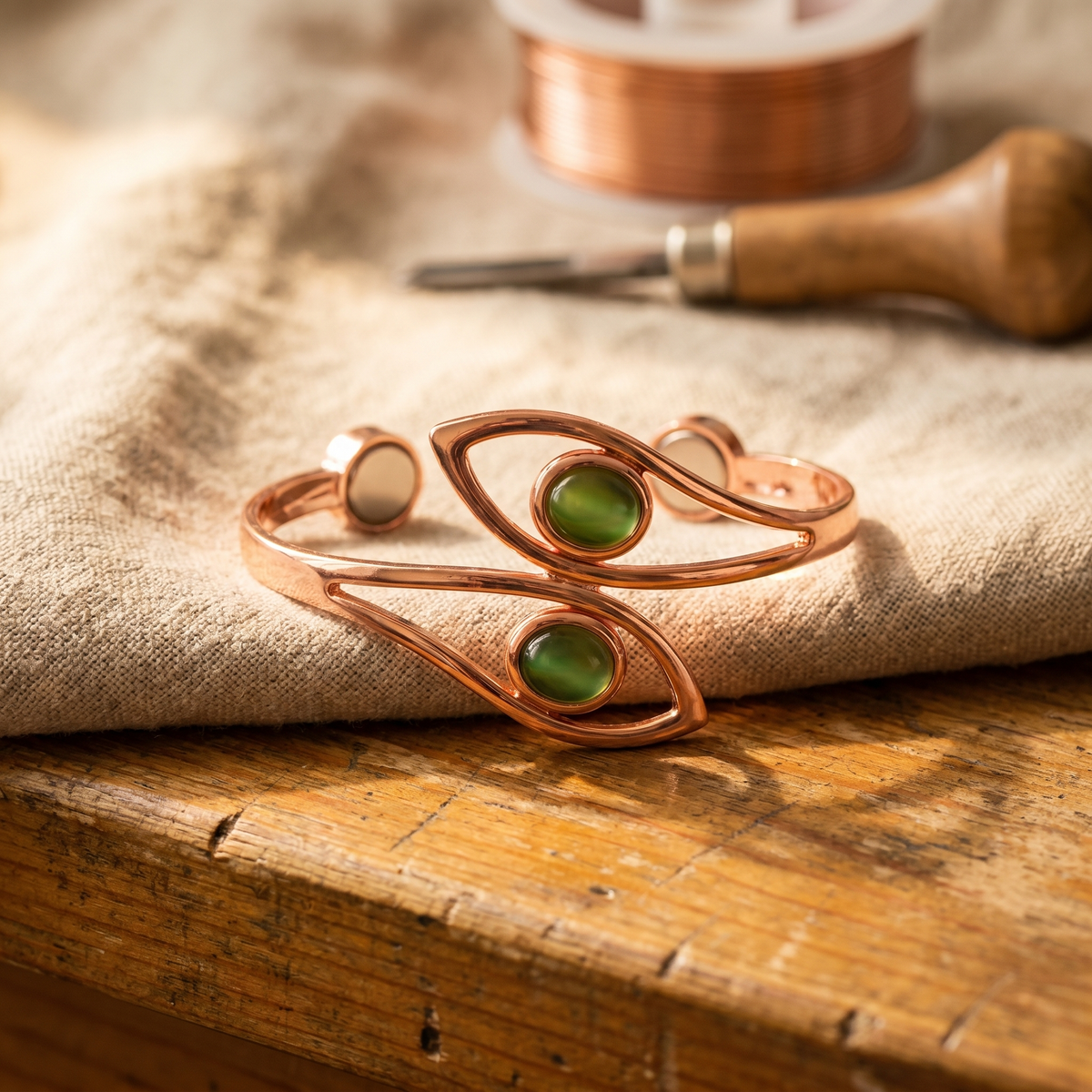 Pulsera de cobre Ópalo