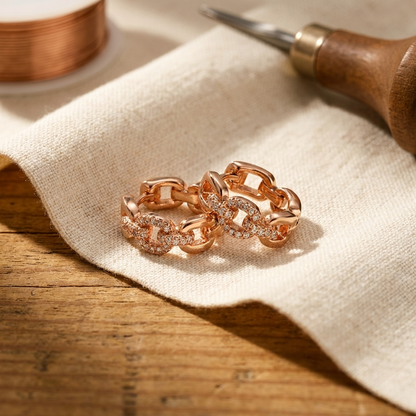 Aretes de cobre Sombra