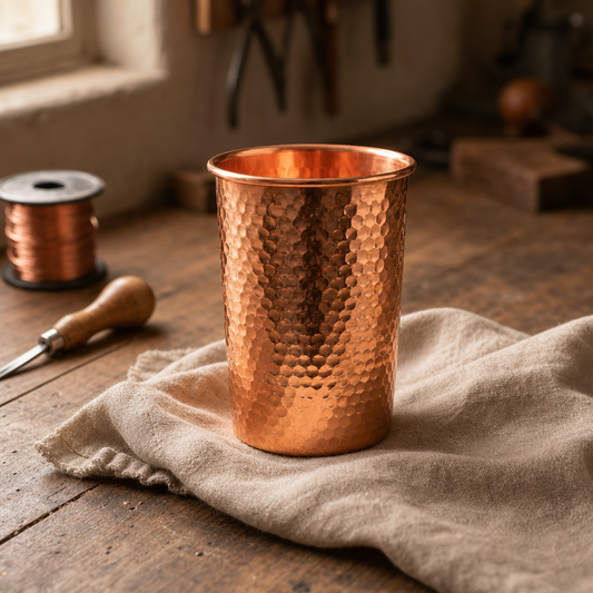 Vaso de cobre puro