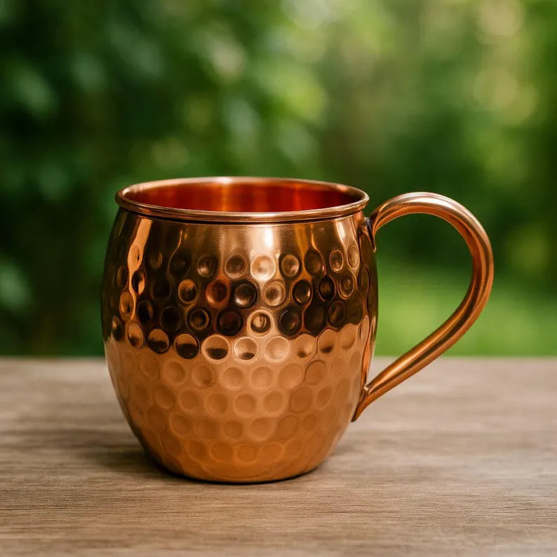 Tarro de cobre martillado 450 ml