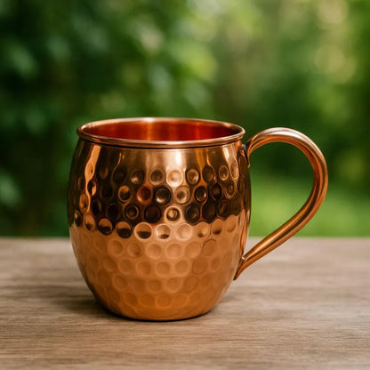 Tarro de cobre martillado 450 ml