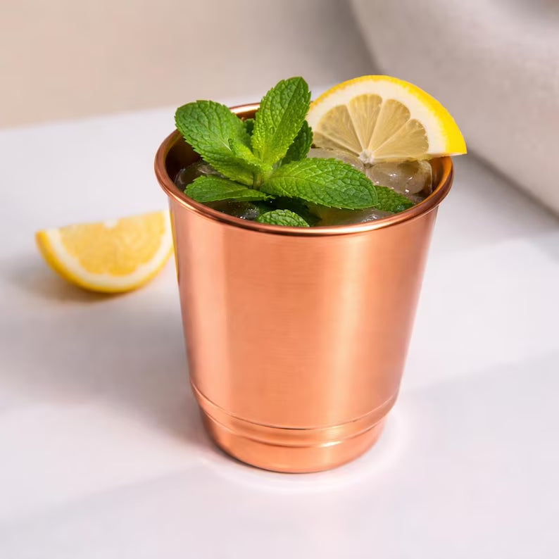 Vaso de cobre con bandas 350 ml