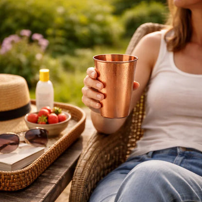 Vaso de cobre liso 350 ml