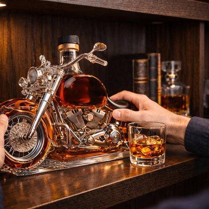 Licorera de Whisky – Edición Motocicleta Clásica