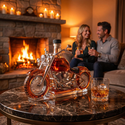 Licorera de Whisky – Edición Motocicleta Clásica
