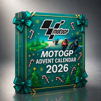 Calendario de Adviento de MotoGP 2026 - 24 compartimentos sorpresa con adornos de motocicletas