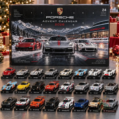 Porsche Advent Calendar 2026 24 Cars Set
