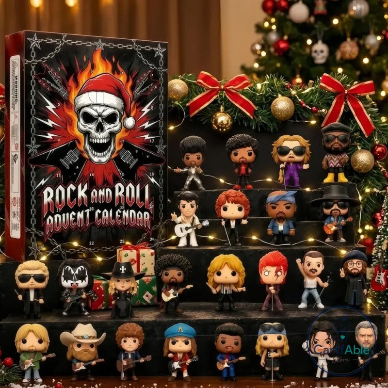 Calendario de Adviento de rock and roll - Set de 24 minifiguras