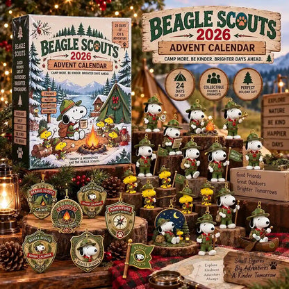 Snoopy Beagle Scout 2026 Advent Calendar