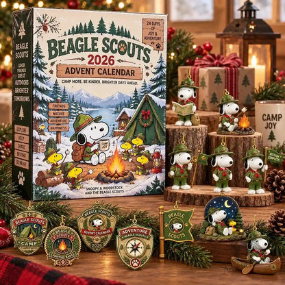 Snoopy Beagle Scout 2026 Advent Calendar