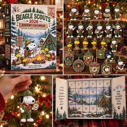 Snoopy Beagle Scout 2026 Advent Calendar