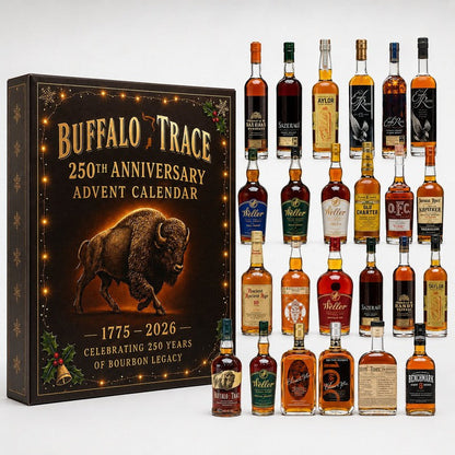 Calendario de Adviento de whisky 2026 - Cuenta atrás diaria con motivos de botellas