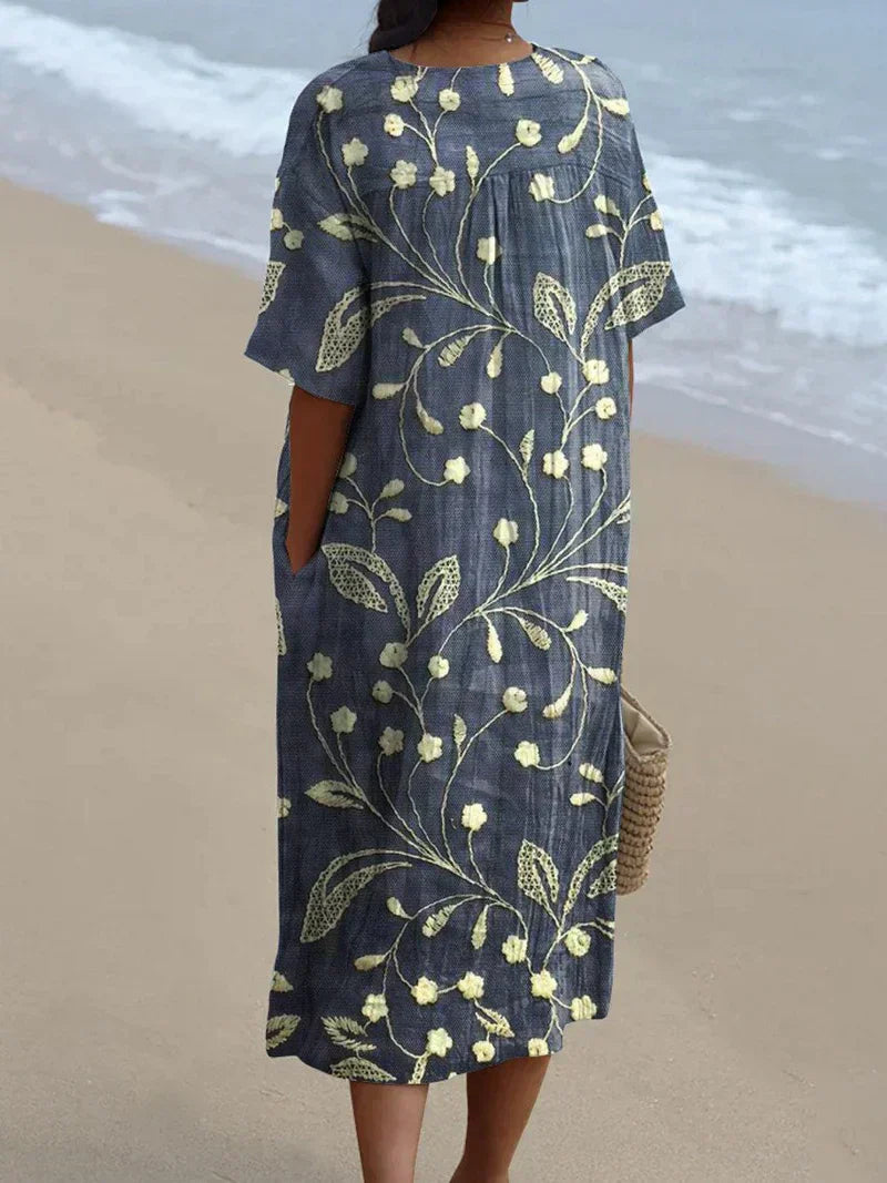 Vestido de Verano Cómodo Xpu-Há